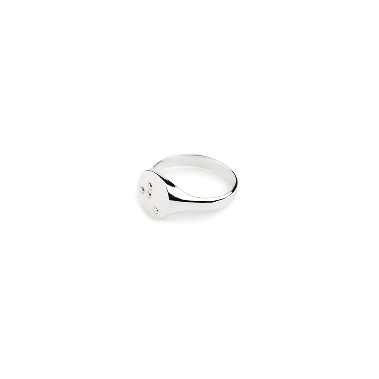 a.plus a.plus braille ring (silver)