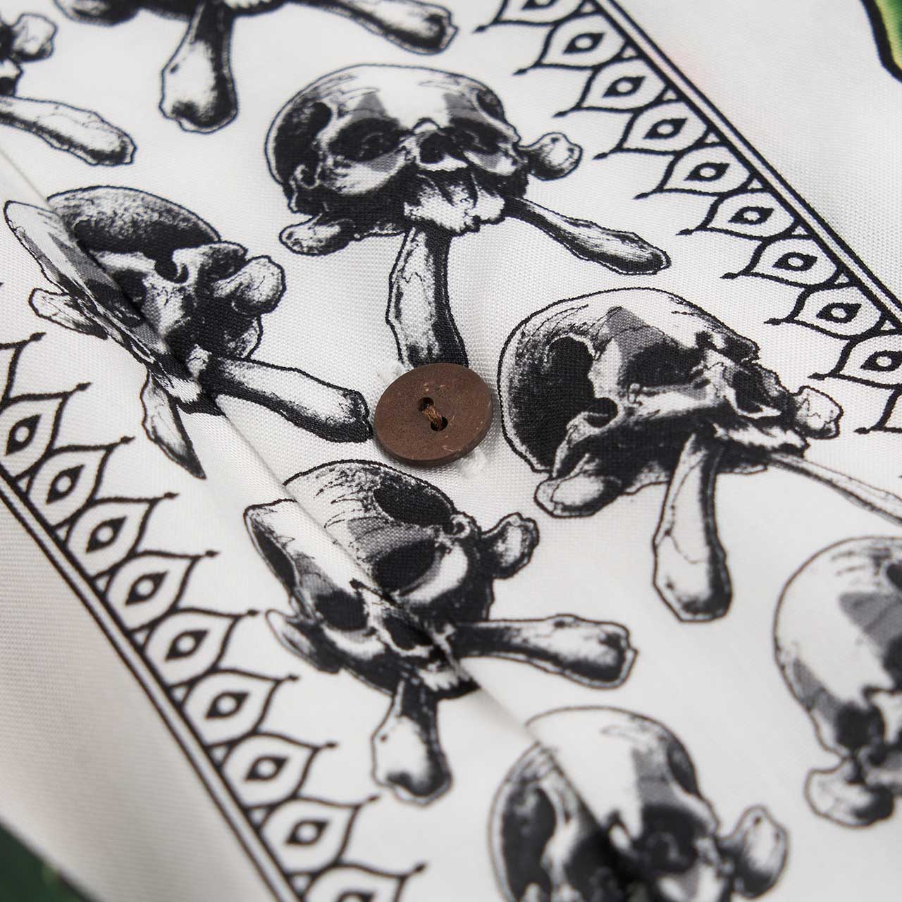 wacko maria x 56 tatoo studio s/s hawaiian shirt (type-1) (white) - a.plus