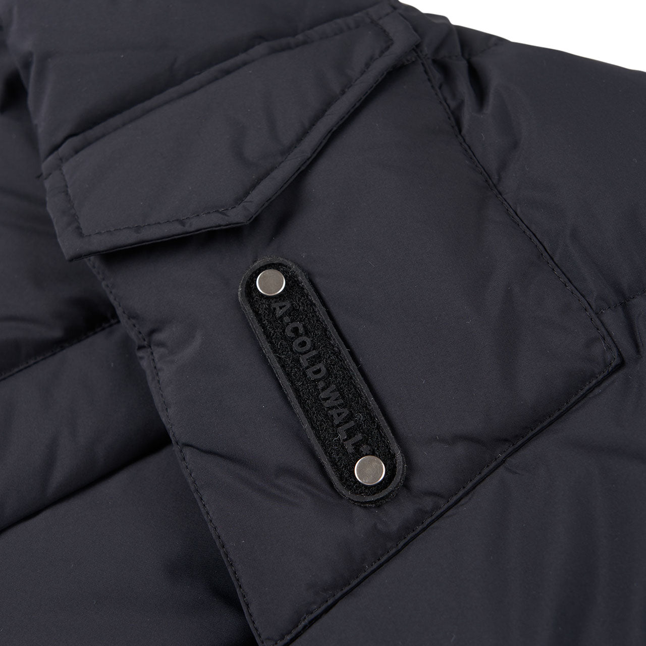 a-cold-wall* light-weight down zip up (black) - a.plus