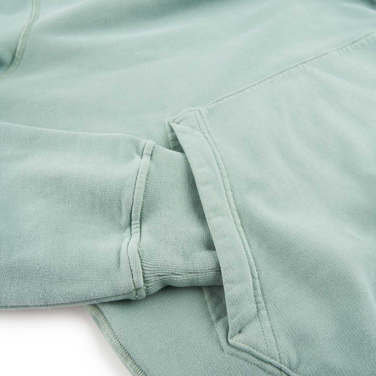 stone island hooded sweatshirt (sage) - a.plus