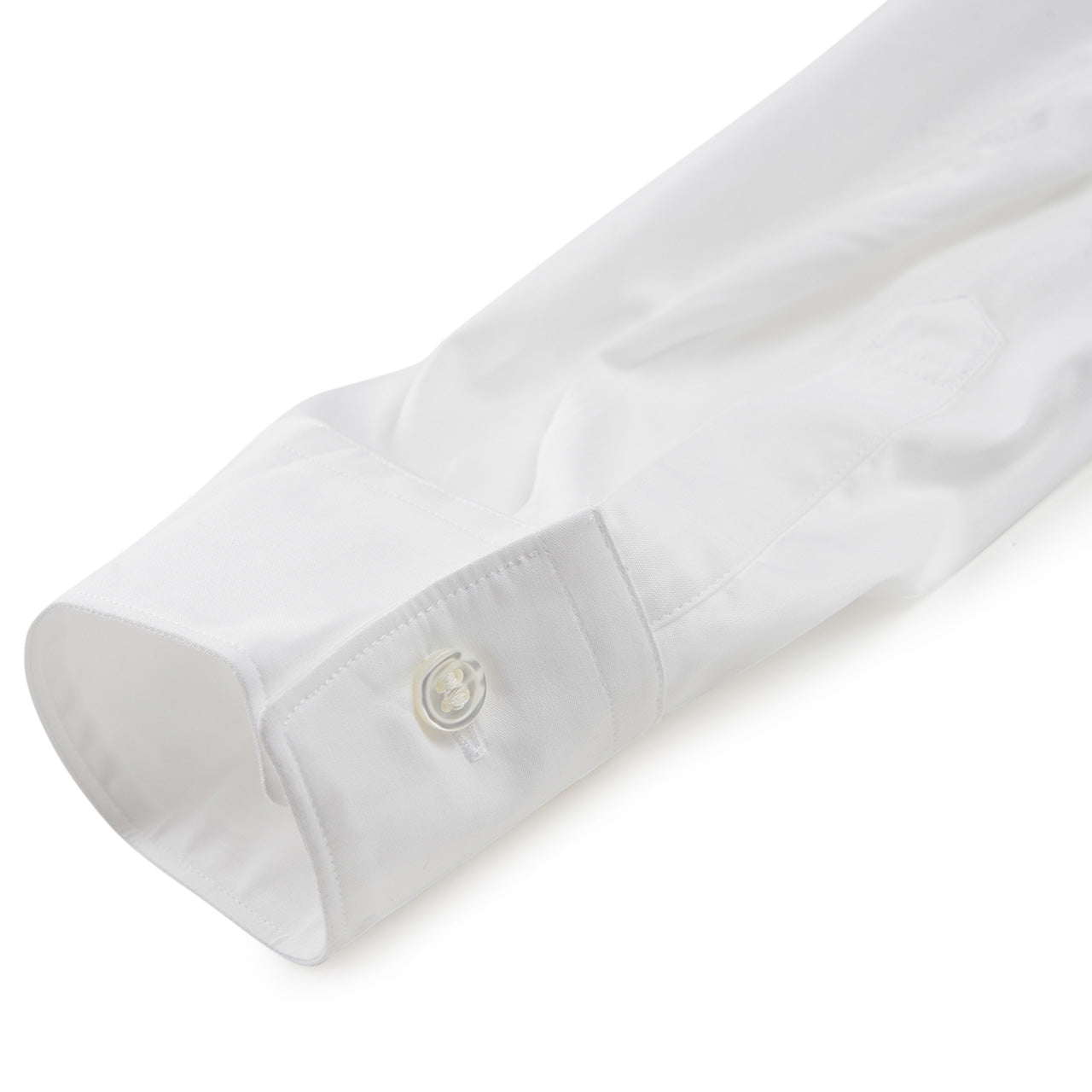 comme des garçons shirt woven shirt (white / blue) - a.plus