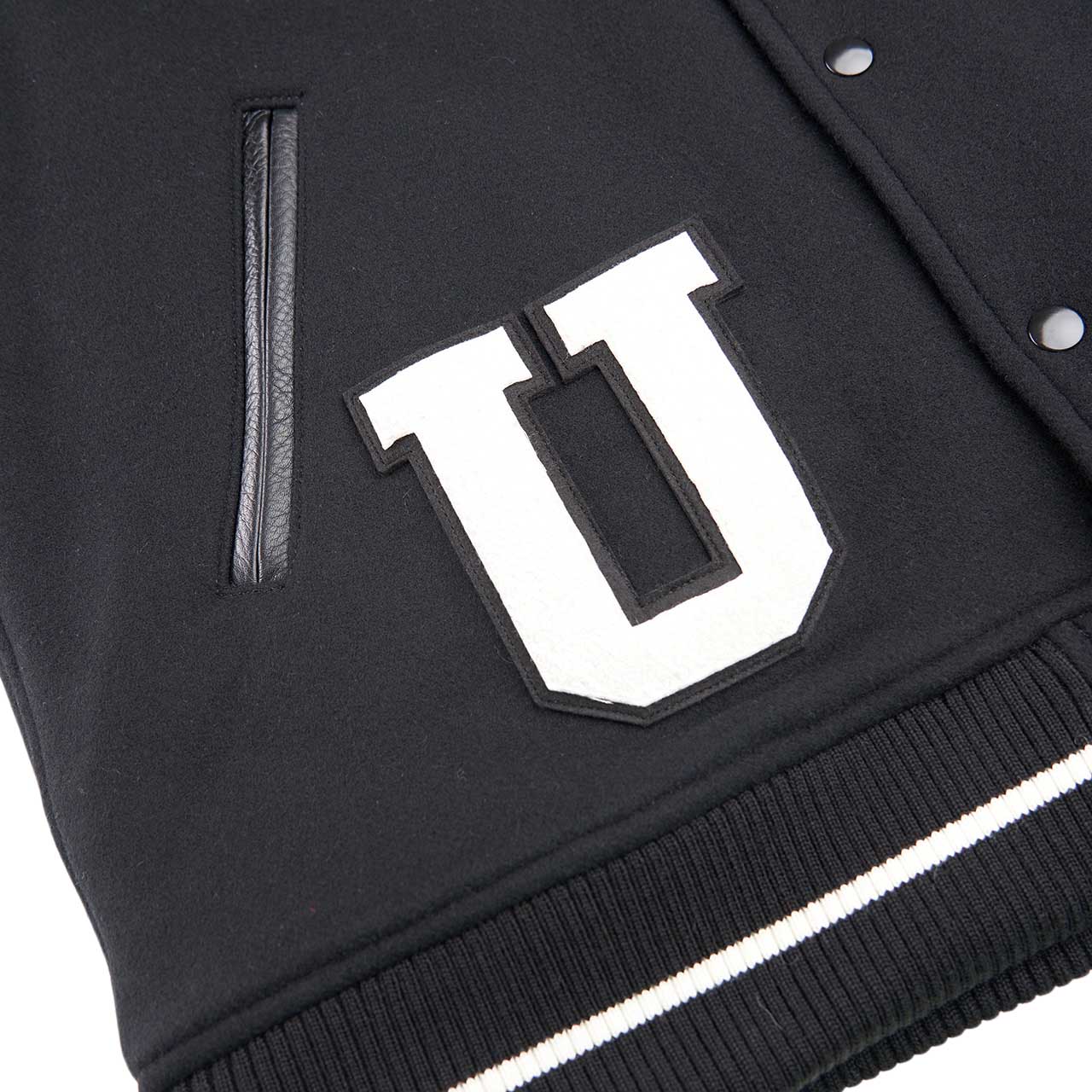 undercover men's psycho bomber jacket (black) - a.plus