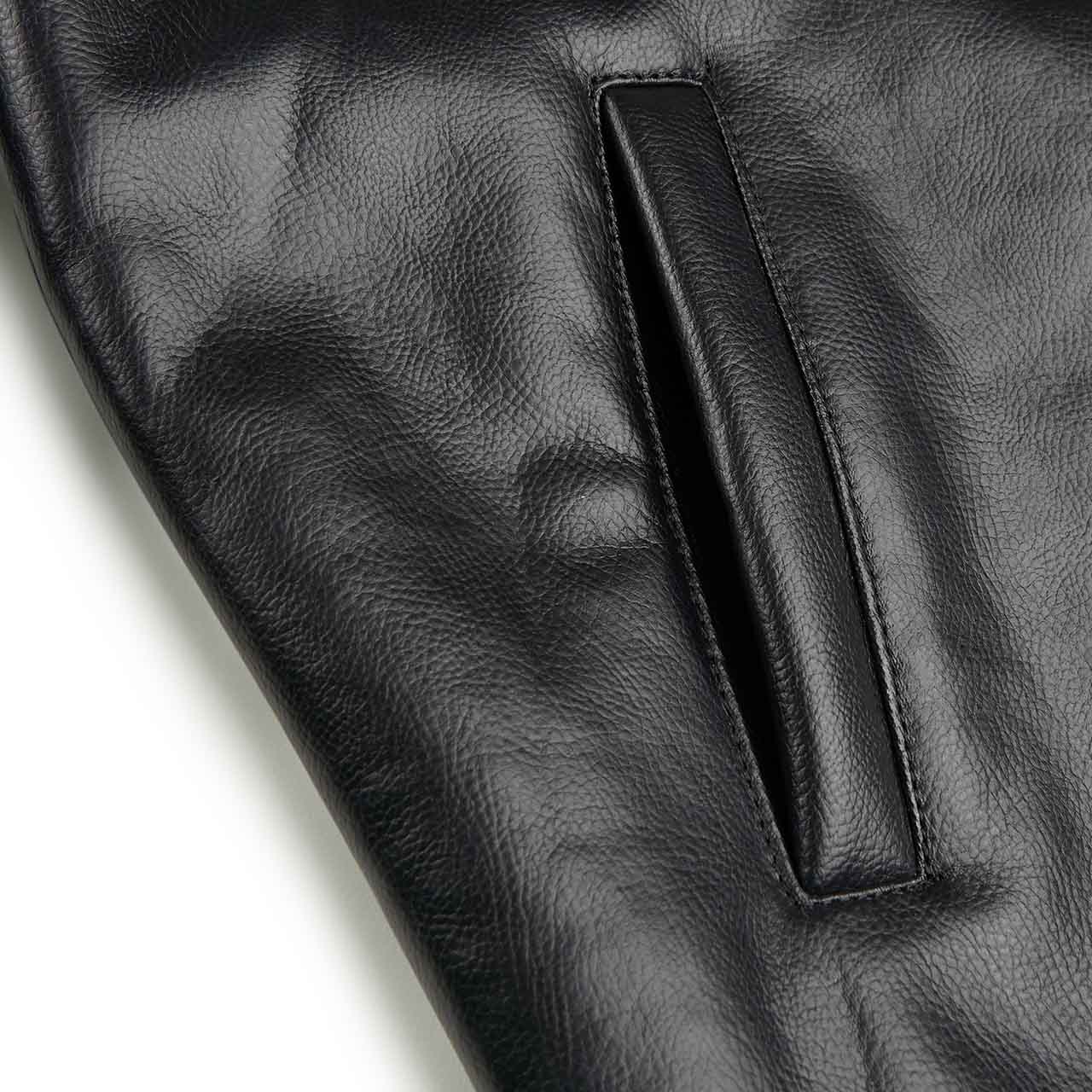 rassvet varsity jacket (black) - a.plus