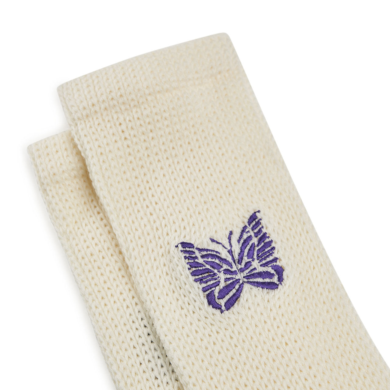 needles pile socks (ivory) - a.plus