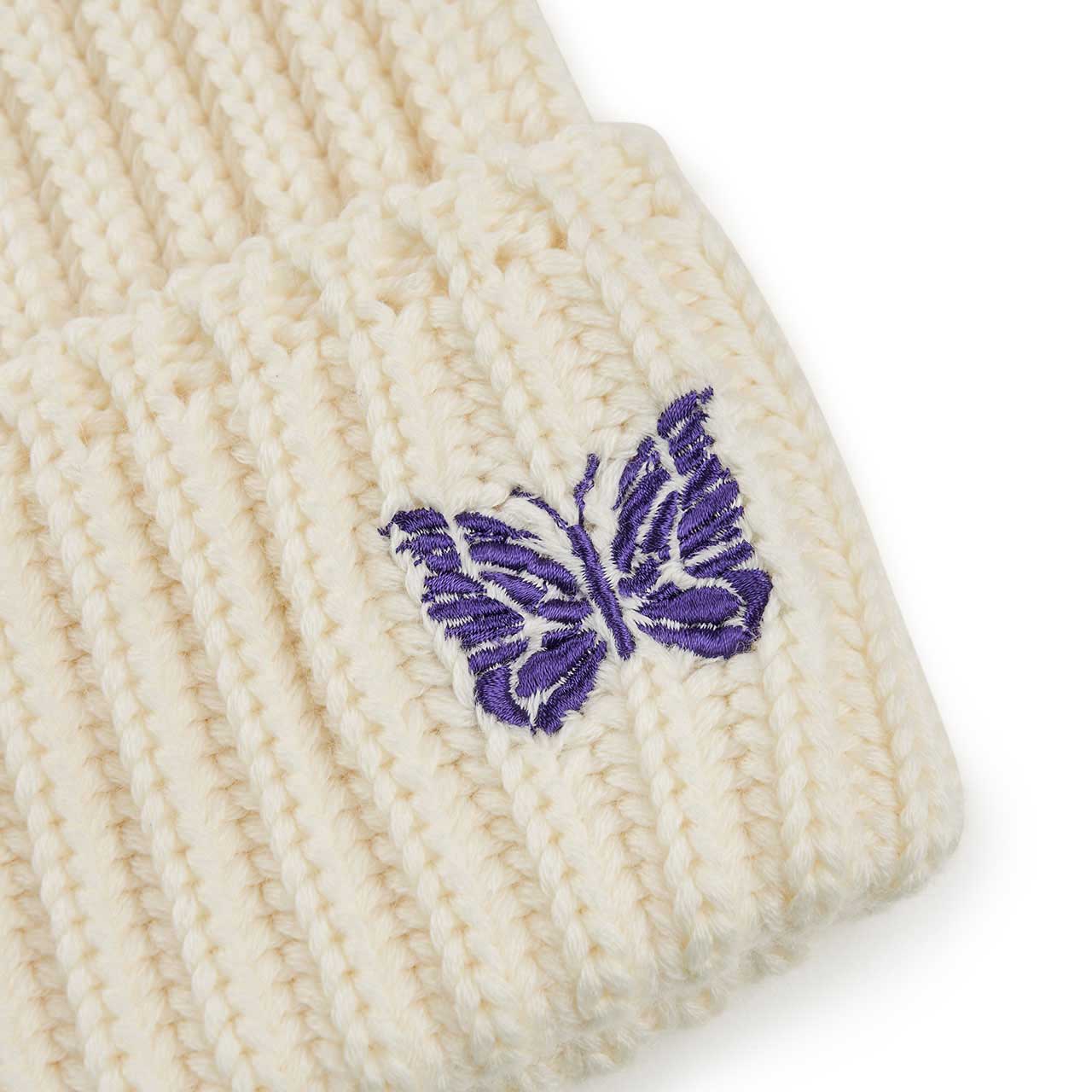 needles merino watch cap (ivory) - a.plus