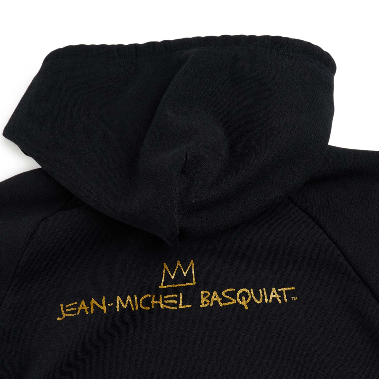 wacko maria jean-michel basquiat washed heavy weight hoodie (black) - a.plus