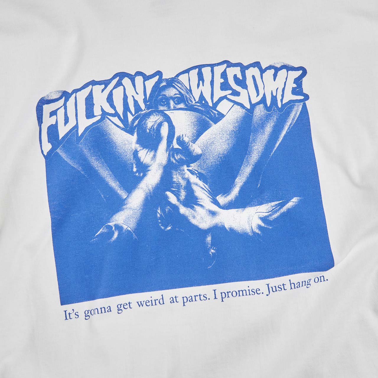 fucking awesome birth t-shirt (white) - a.plus