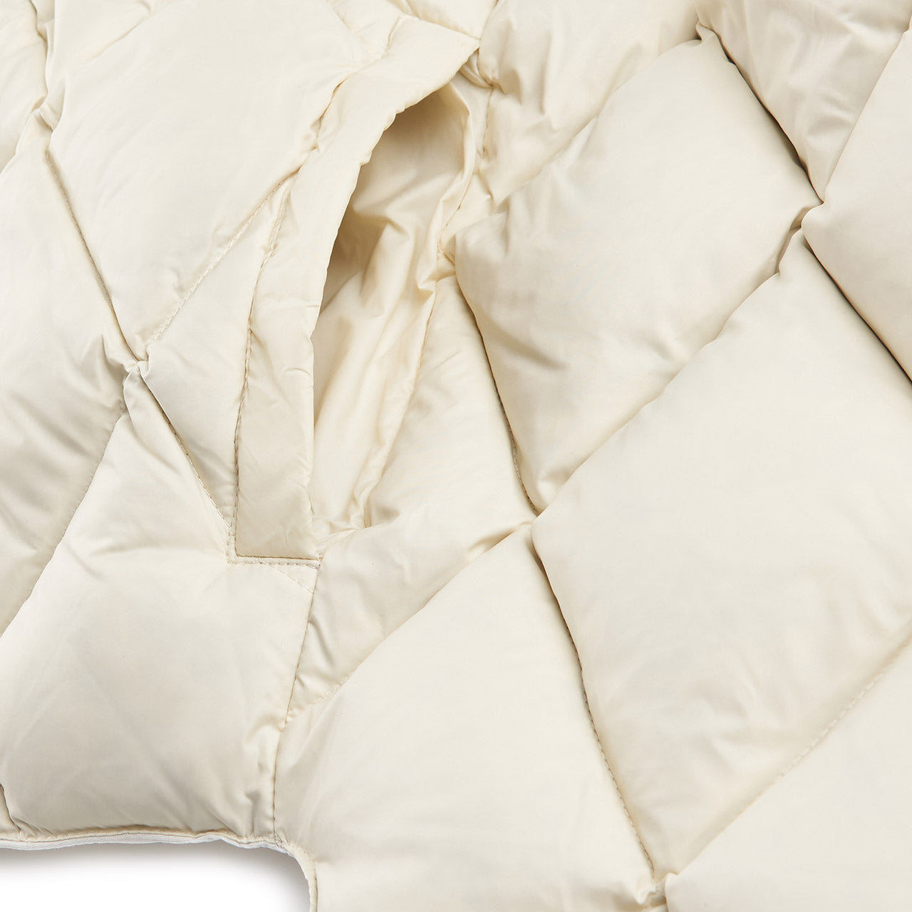 stüssy reversible quilted vest (cream) - a.plus