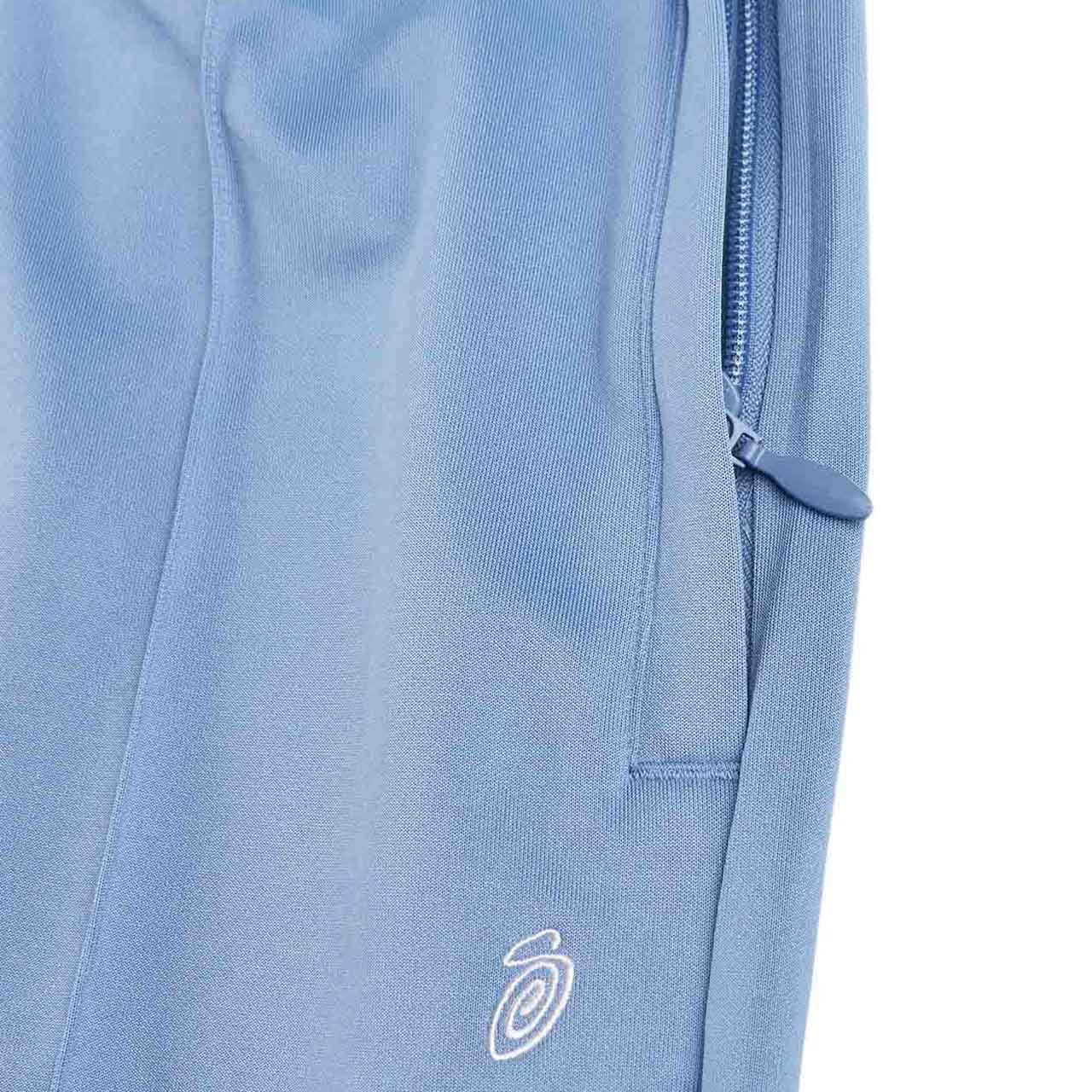 stüssy poly track pant (azure) - a.plus