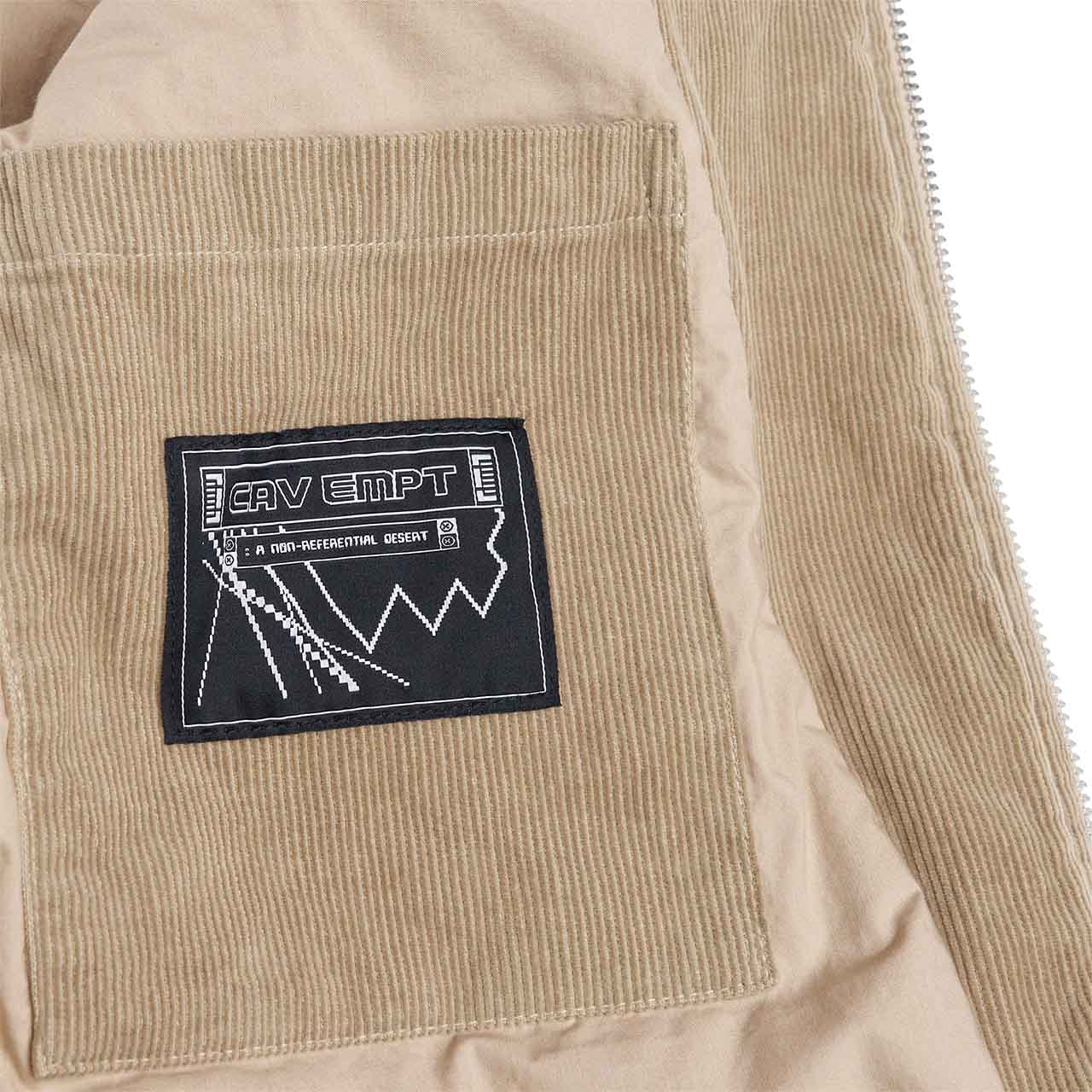 cav empt cord bomber jacket (beige) - a.plus