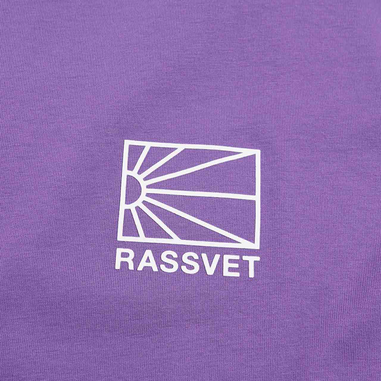 rassvet men logo t-shirt (purple) - a.plus