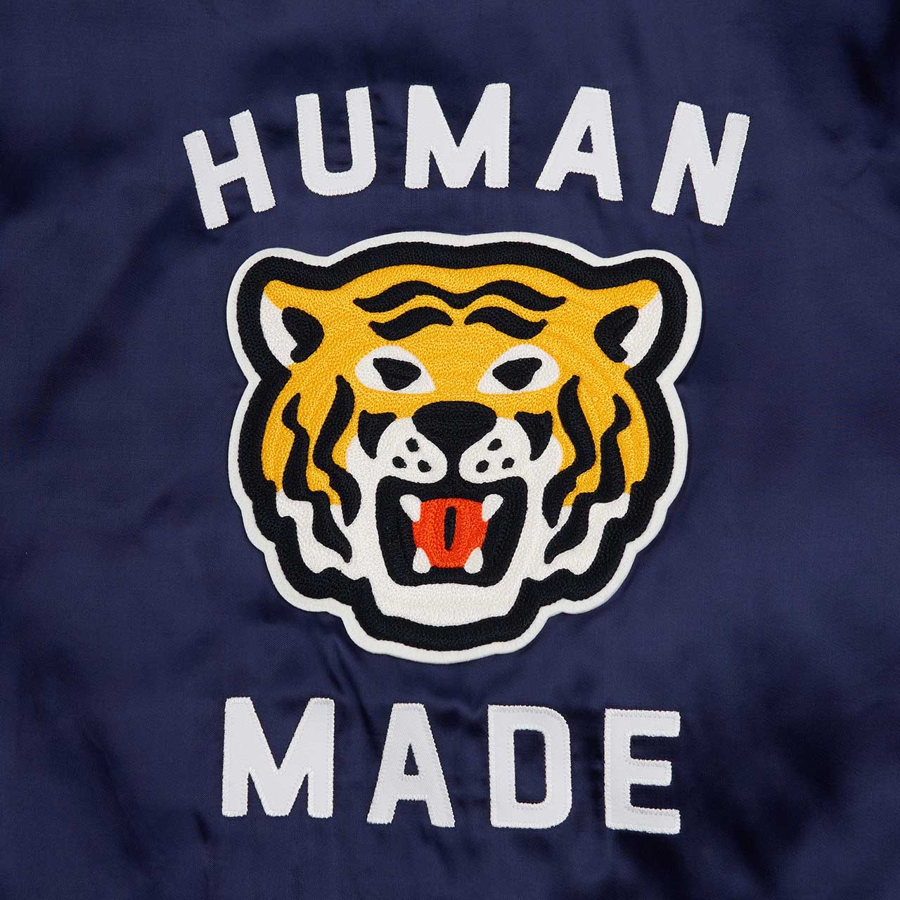 human made stadium jacket (navy) - a.plus