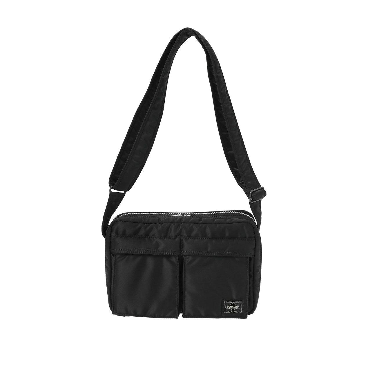 porter by yoshida small tanker shoulder bag (black) - 622