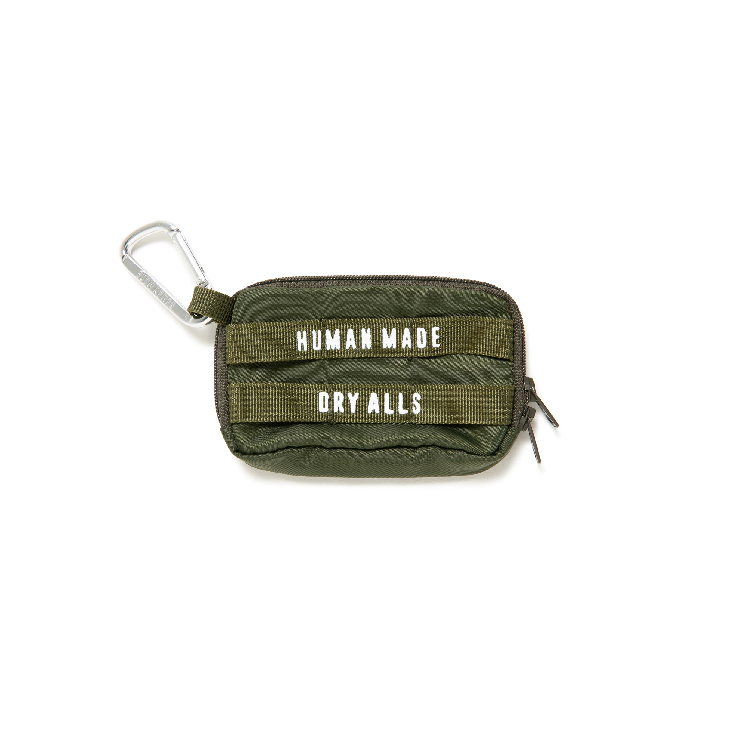 human made military card case (olive) - a.plus store