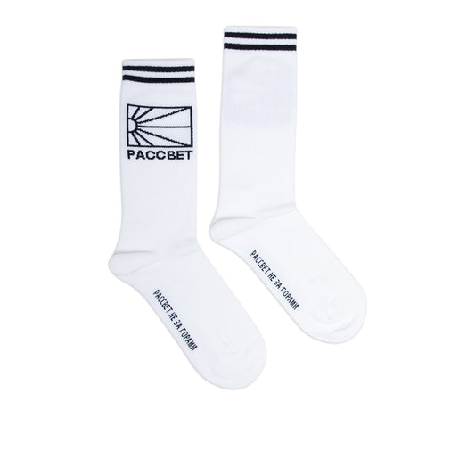 rassvet logo socks knit (white)