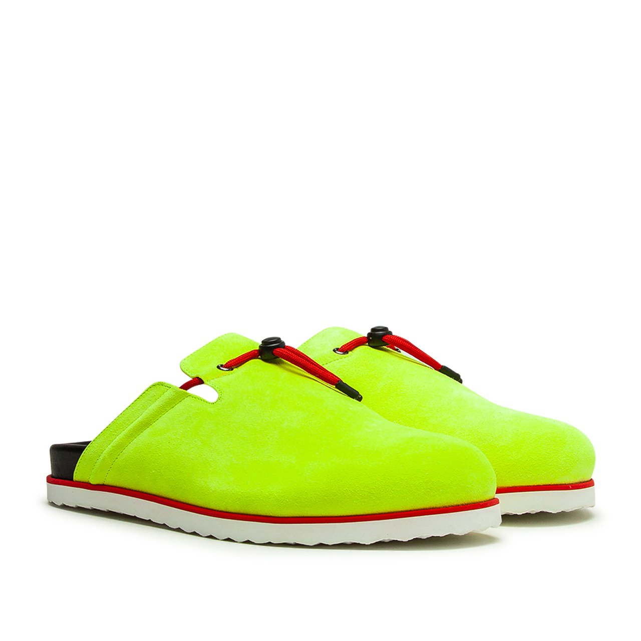 buscemi pietro slides neon yellow 120SMSABJM010S a.plus