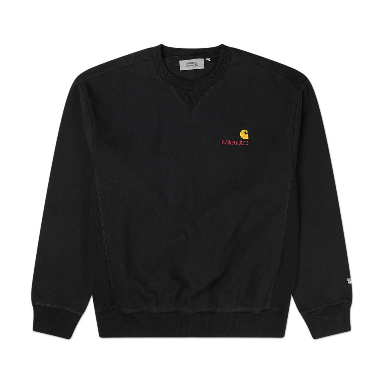 carhartt wip x wacko maria american script sweatshirt black I028250.0D6.00.03 a.plus