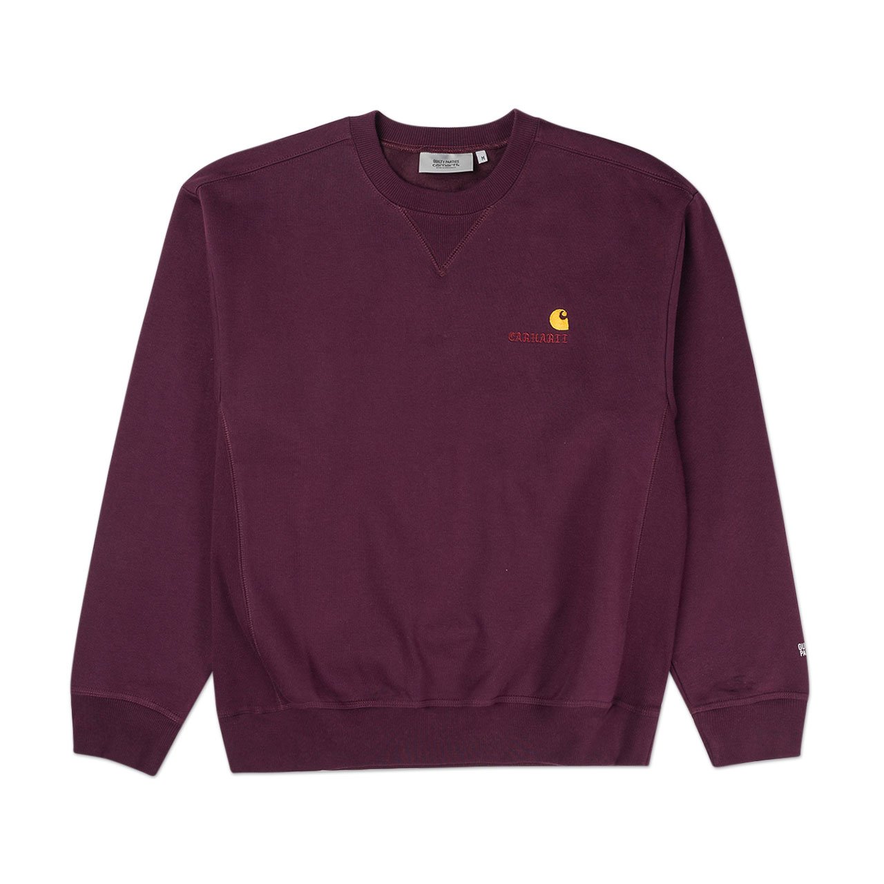 carhartt wip x wacko maria american script sweatshirt (purple)  I028250.0D8.00.03 - a.plus