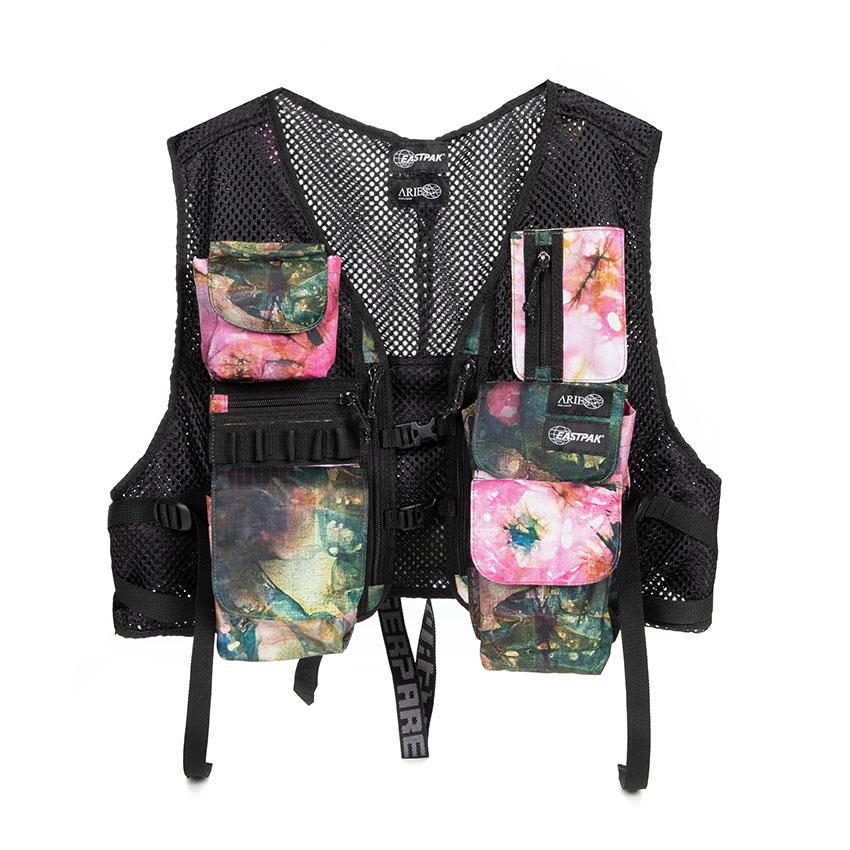 eastpak x aries vest bag (black / multi) EK0A5B9NN101 - a.plus