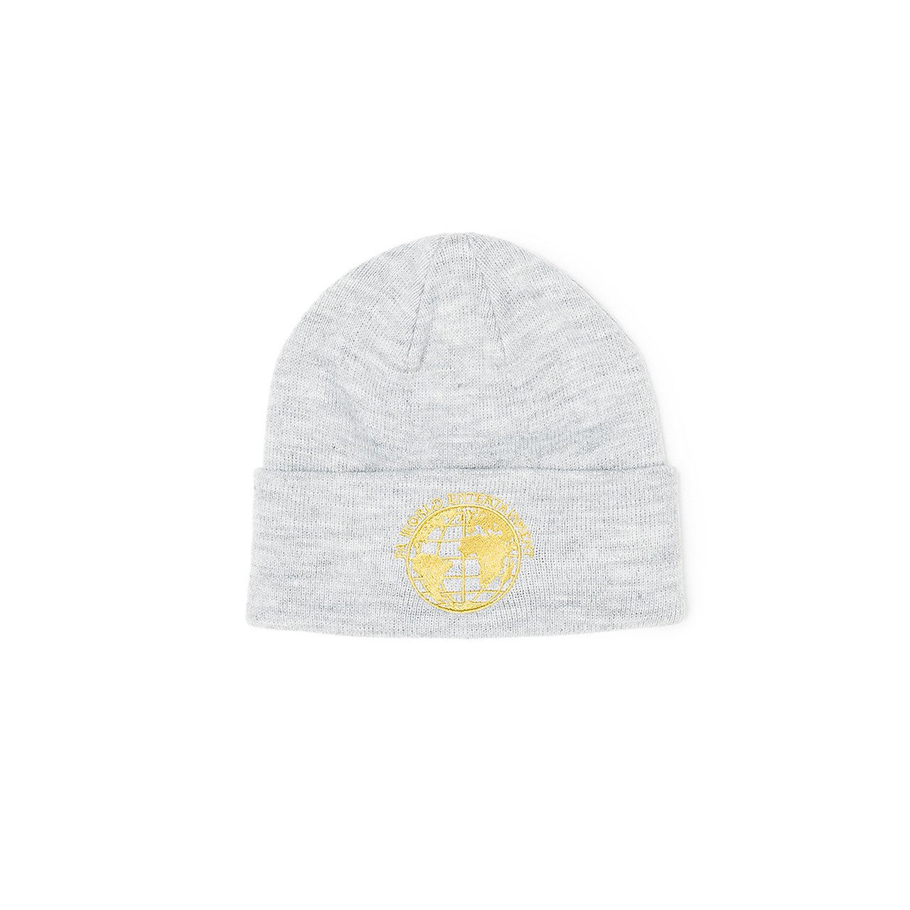 Fucking Awesome Gradient Drip Knitted Beanie In Yellow