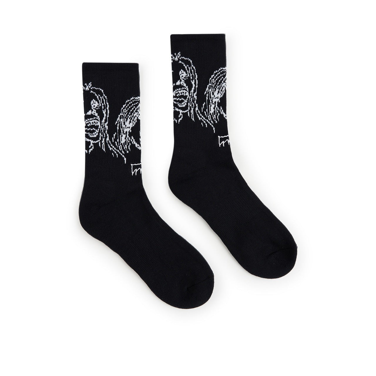 fucking awesome front row socken schwarz a.plus store