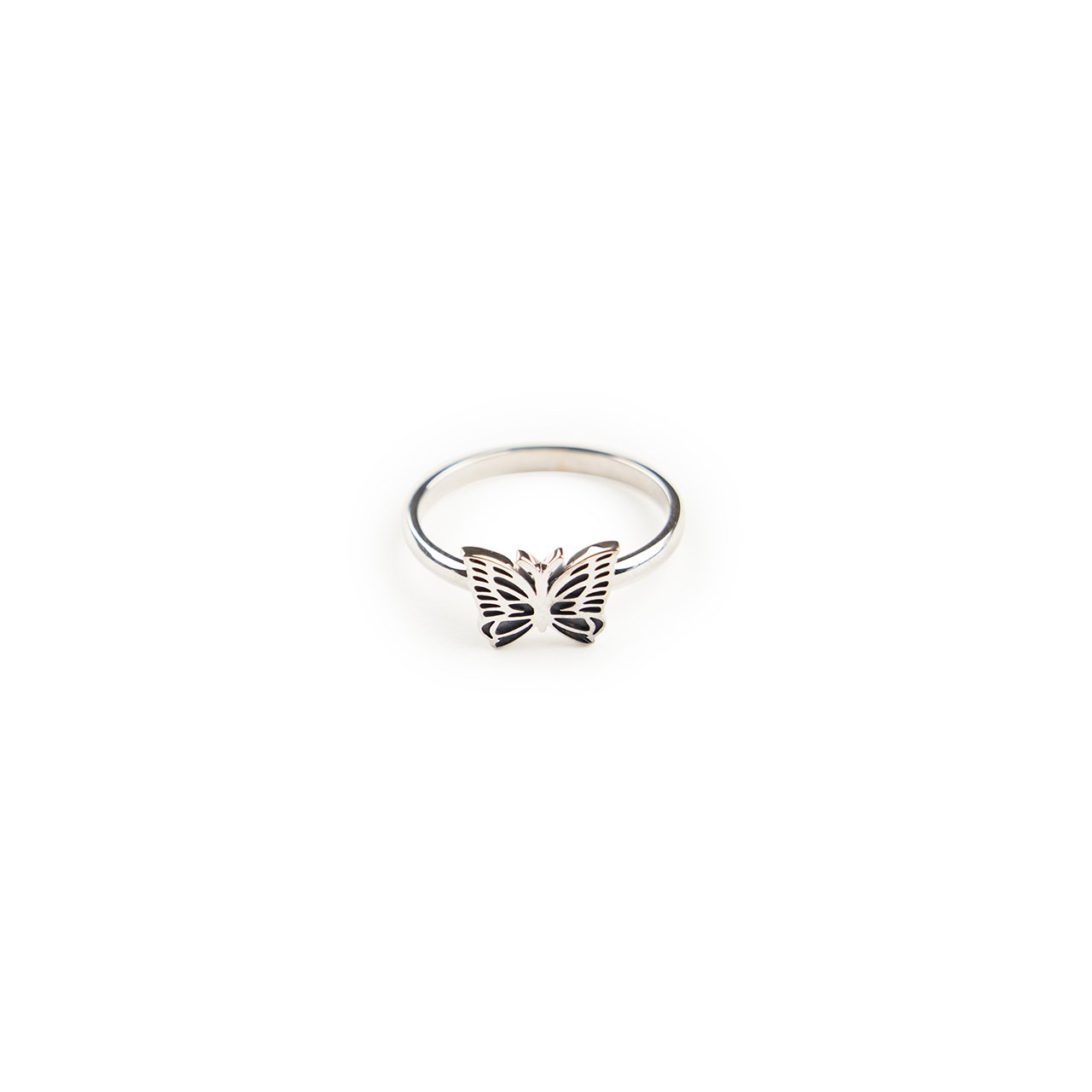 NEEDLES Silver Papillon Ring - Yahoo Shopping