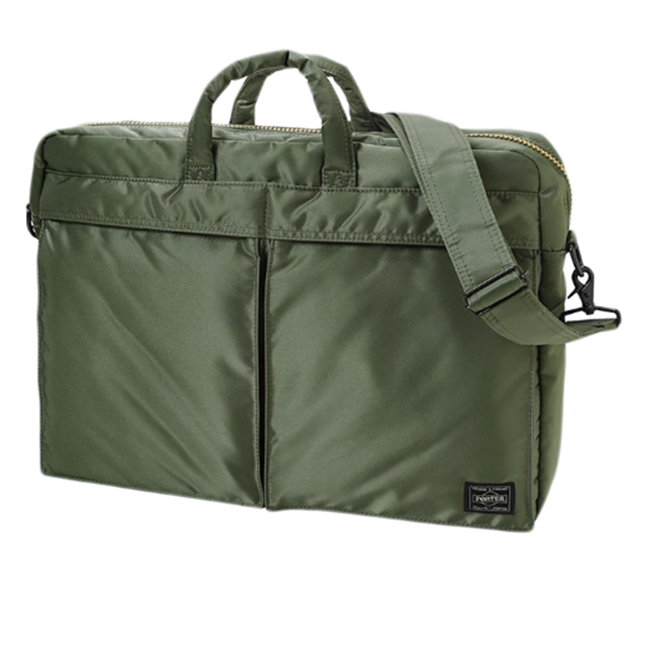 porter by yoshida tanker 2way briefcase (olive)