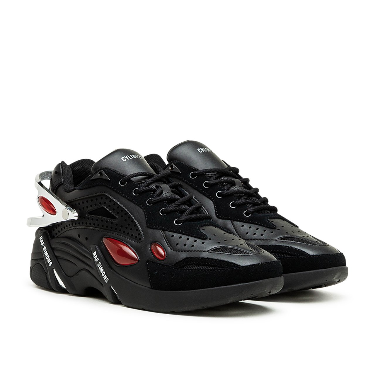 raf simons cylon-21 (black / red) HR740003S-0178 - a.plus