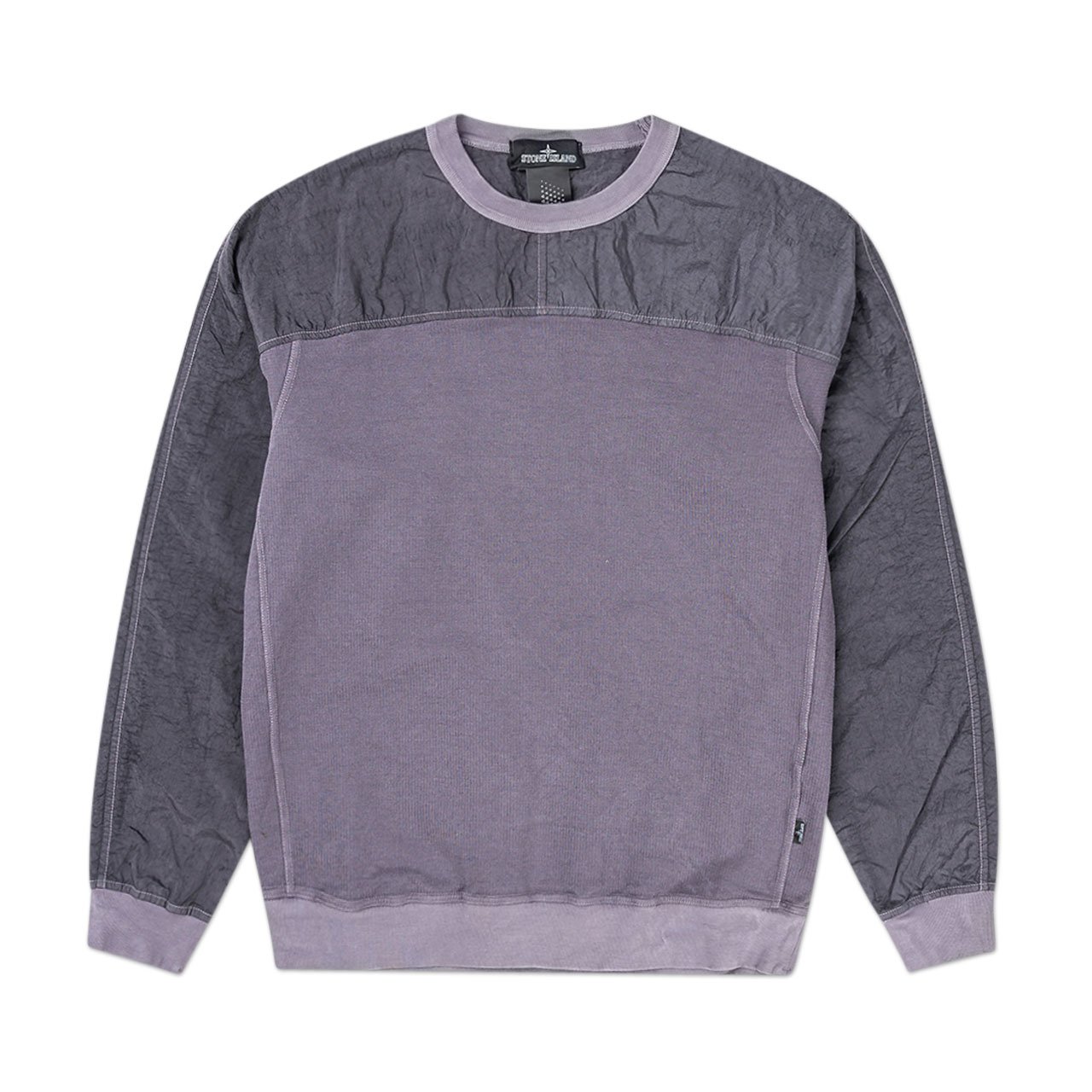 stone island shadow project pique fleece crewneck (grey) 721960507