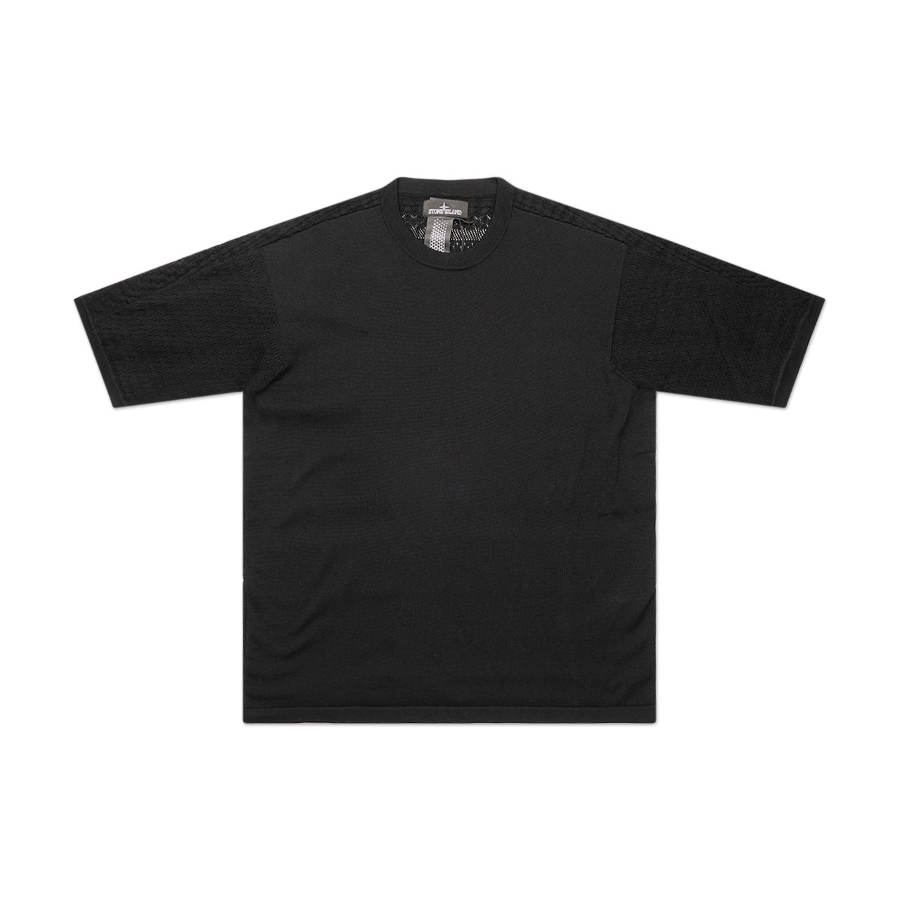 stone island shadow project knitted t-shirt (black) 76195072G