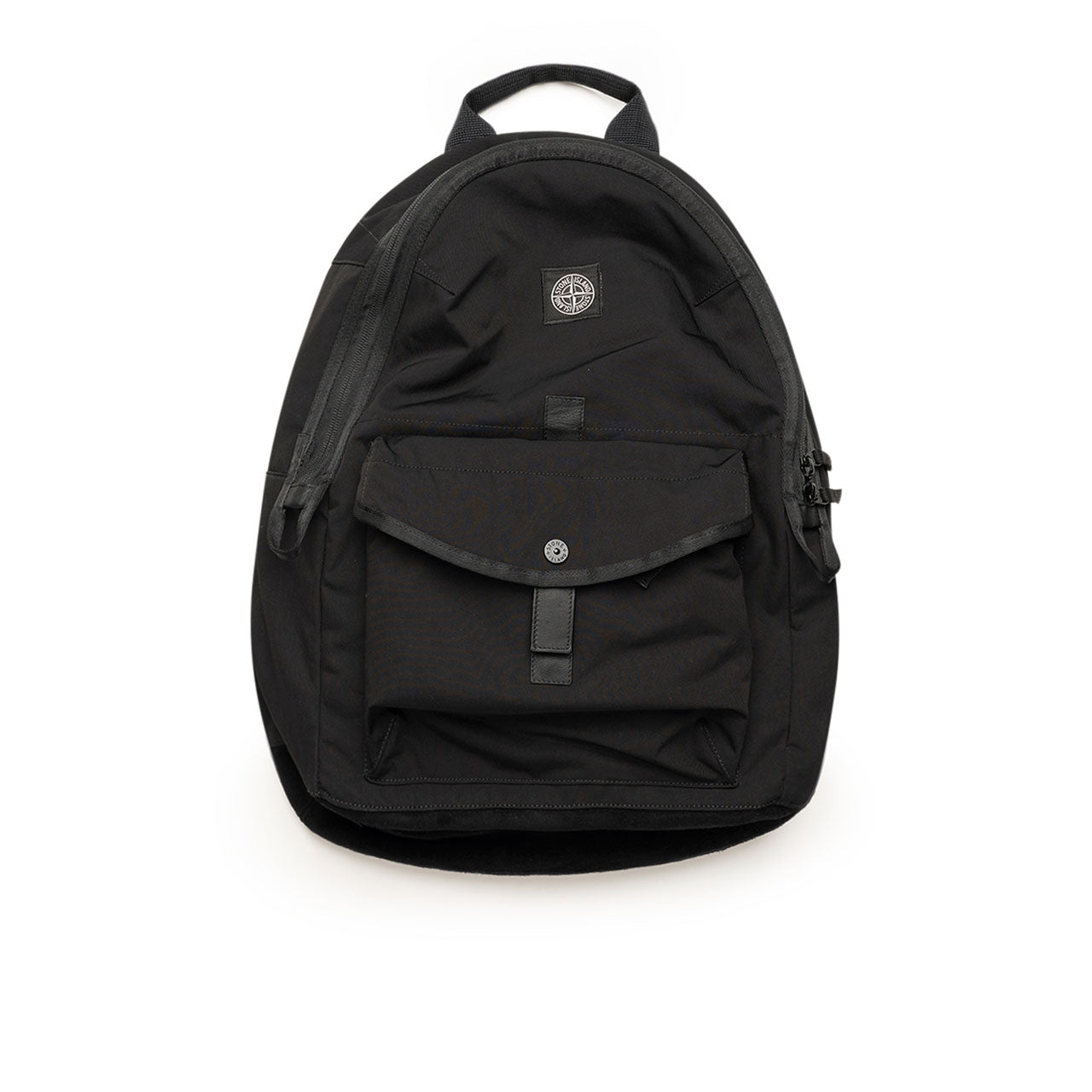 stone island nylon twill backpack (black) 761591174.V0029 - a.plus