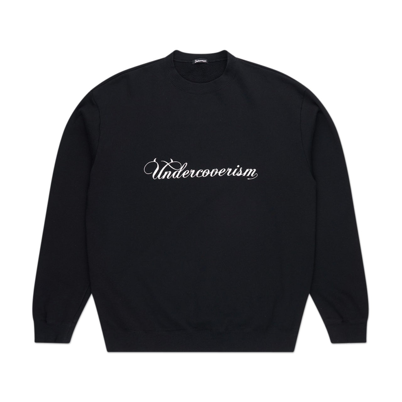 undercover logo sweatshirt (black) UI1B4809 - a.plus