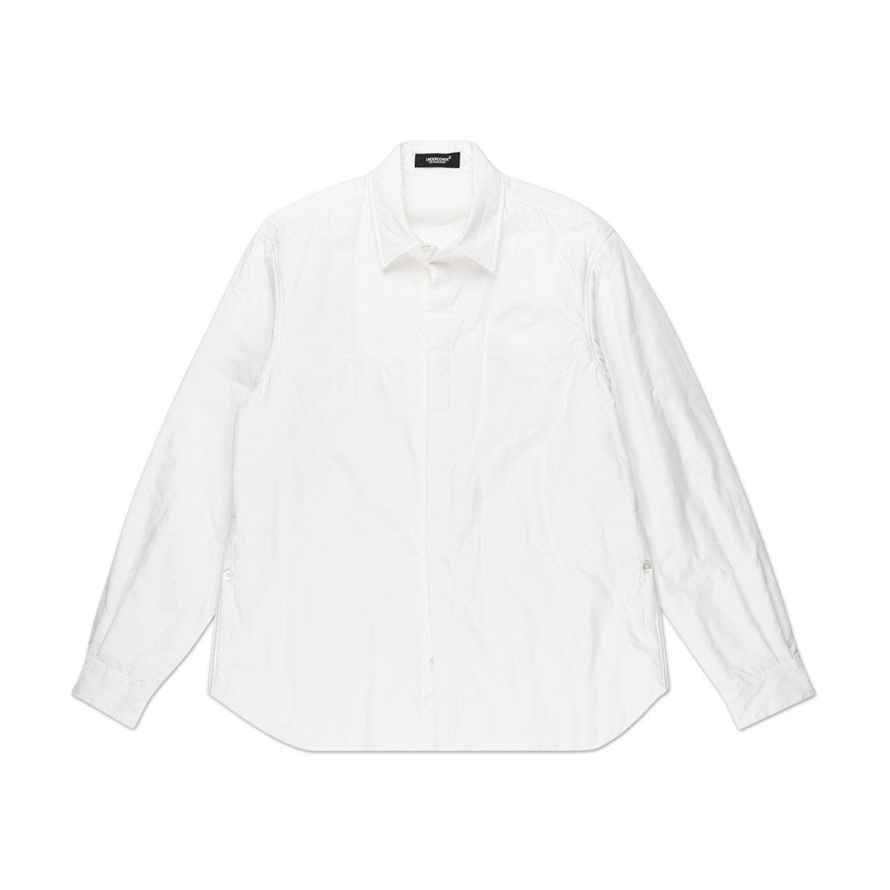 undercover double layer shirt (white) UC2A4401-3 - a.plus