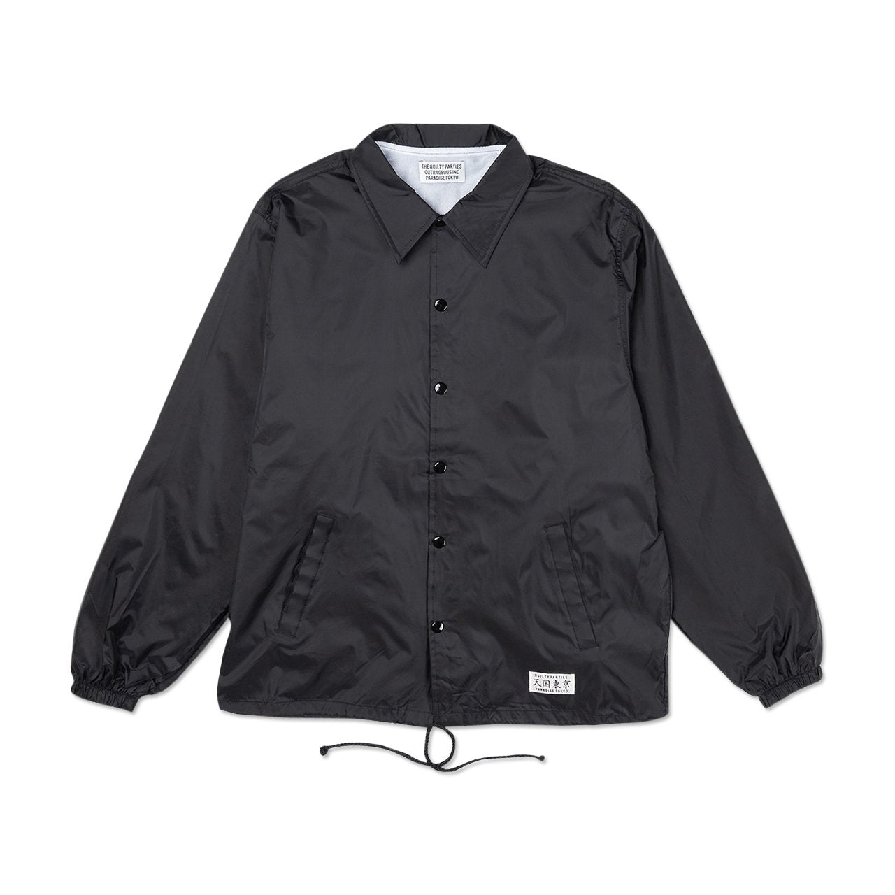 wacko maria coach jacket (type-1) (black)