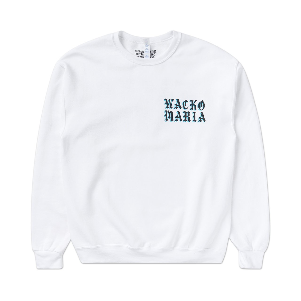 wacko maria crew neck sweatshirt (type-8) (white)