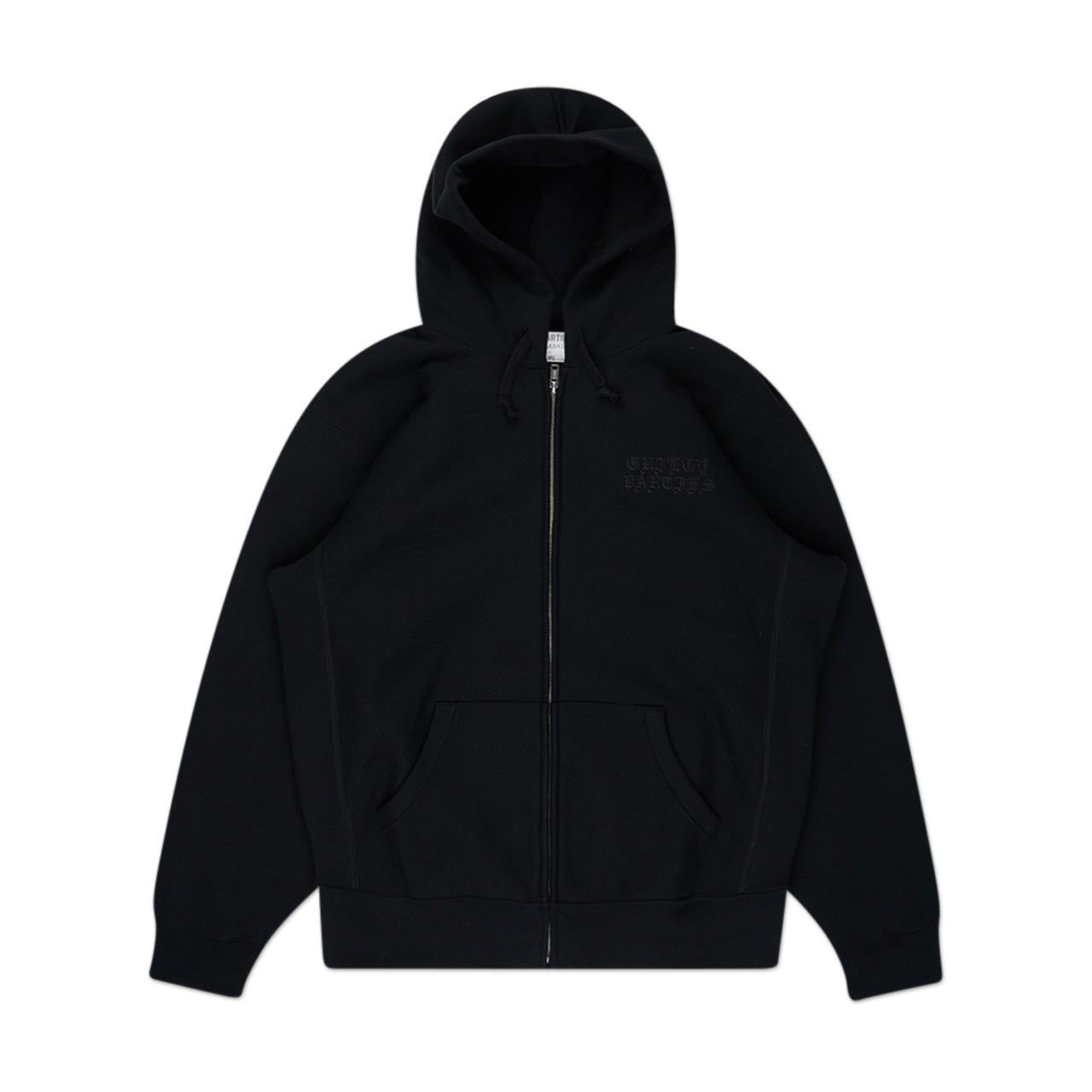 wacko maria heavyweight full zip hoodie (black) GP-Z0001-BLACK - a