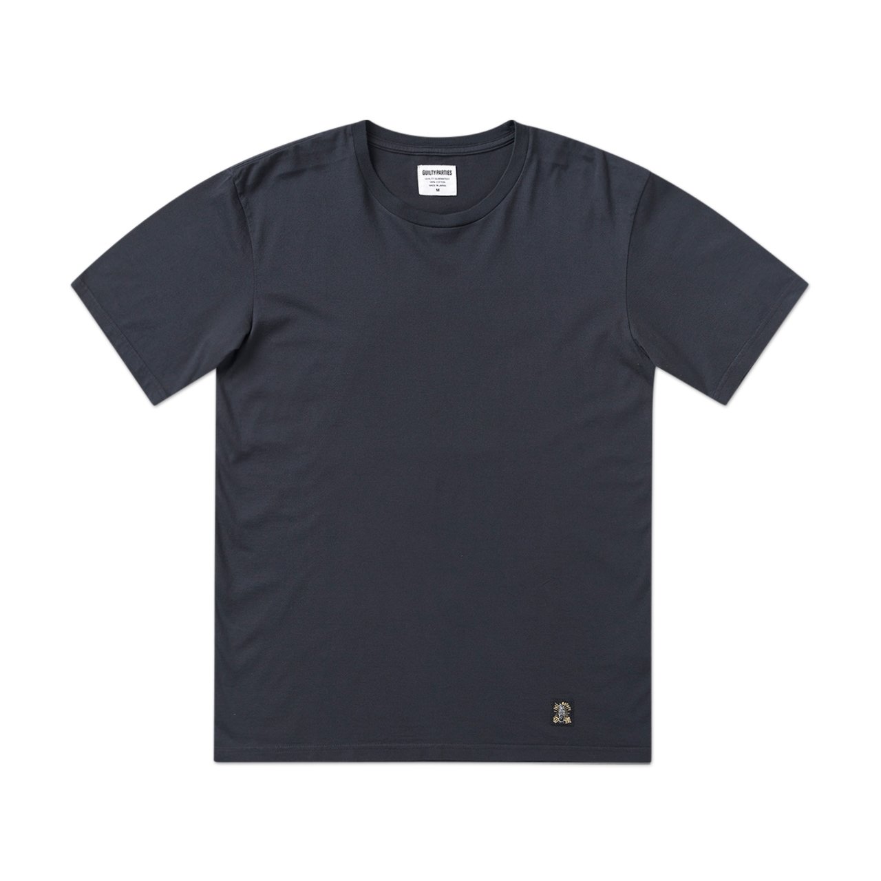 wacko maria standard crew neck t-shirt (type-1) (dark grey)