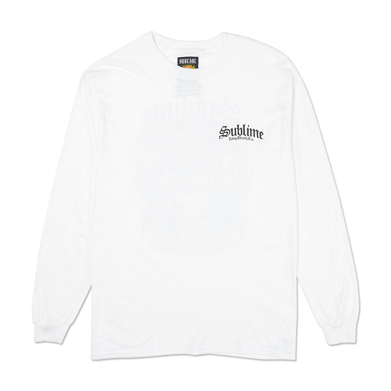 wacko maria x sublime / crew neck long sleeve t-shirt (type-3) (white)