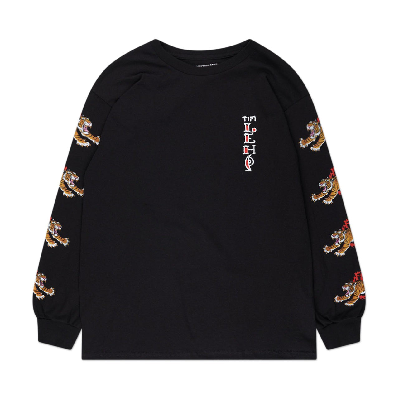 wacko maria x tim lehi crew neck longsleeve (black) TIMLEHI-WM