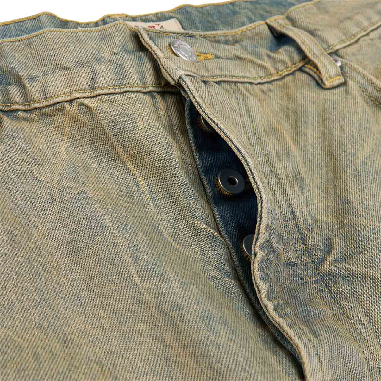 stüssy denim big ol´ shorts (sand wash) - 112296-1284 - a.plus store