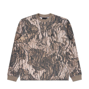 stüssy basic stock longsleeve thermal (relic camo)