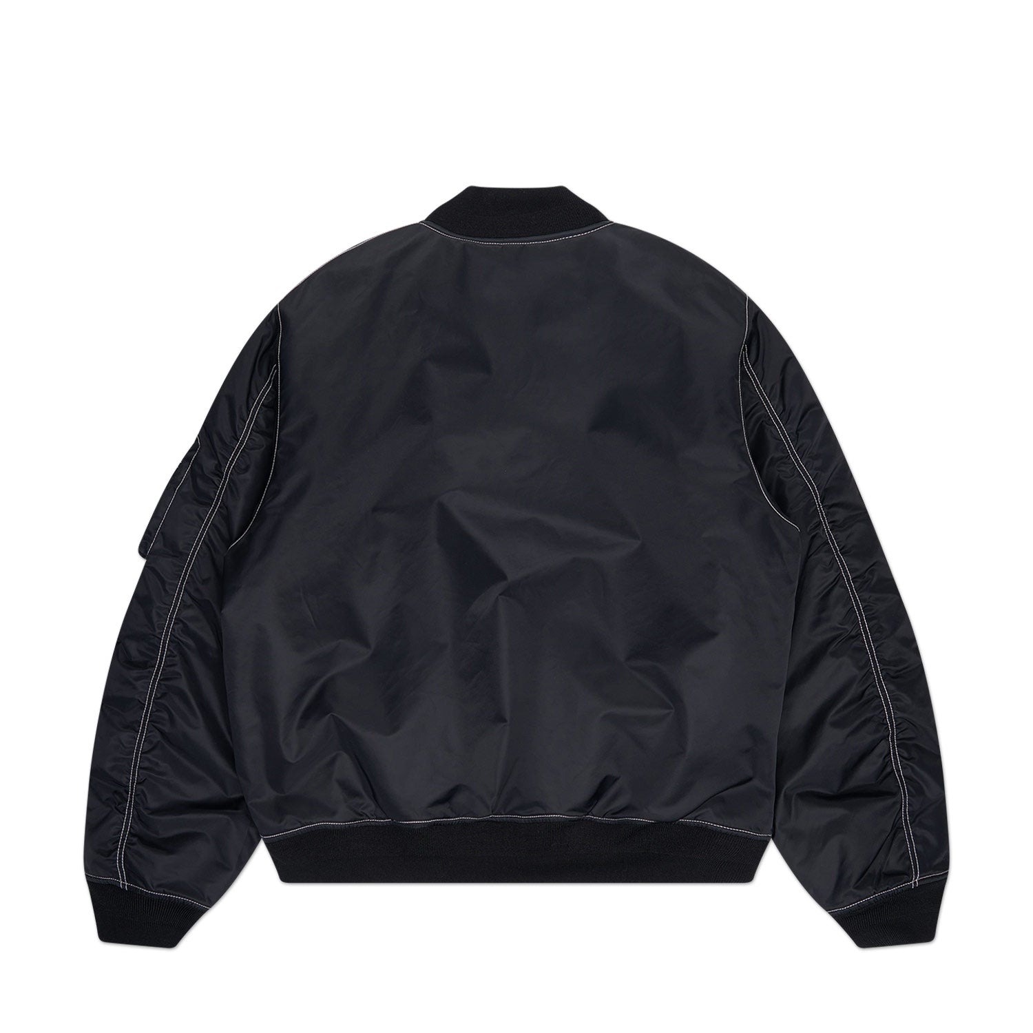 stüssy built bomber jacket (black)