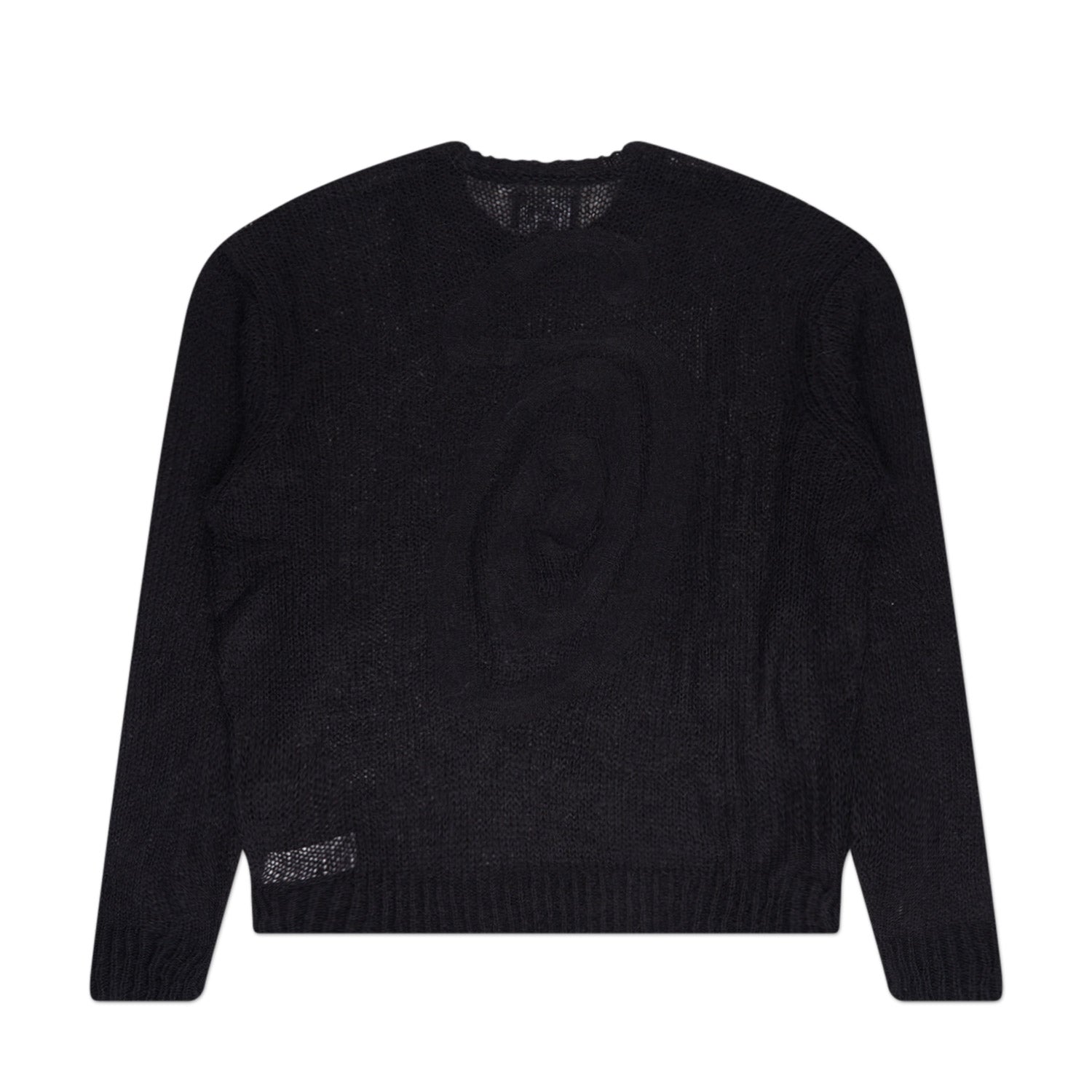 stüssy loose knit sweater (black) 117205-0001 - a.plus store