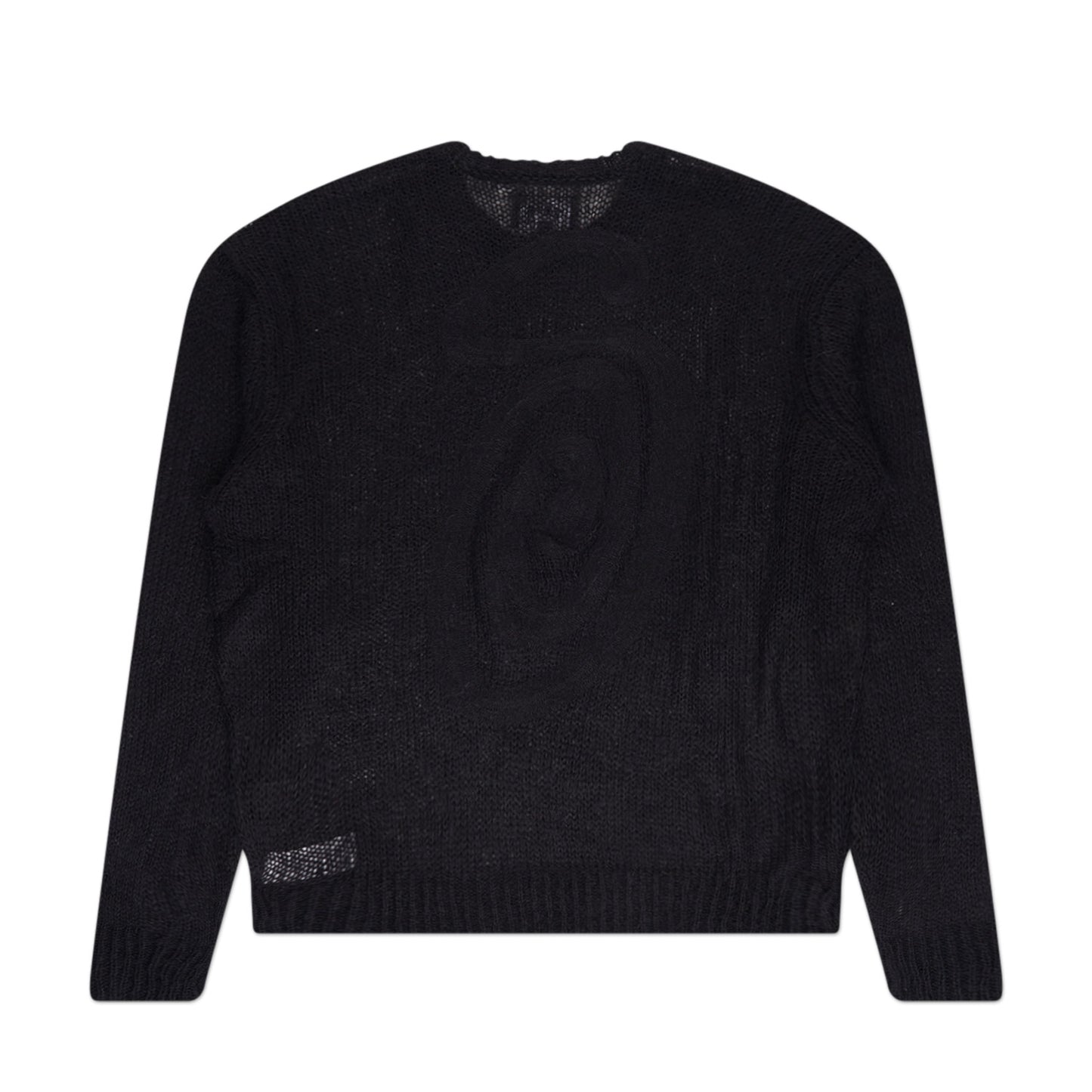 stüssy loose knit sweater (black)