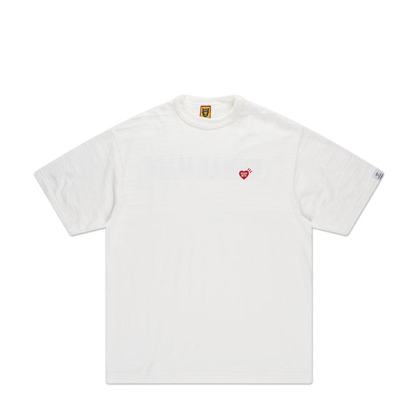 human made heart badge t-shirt (white) - a.plus store