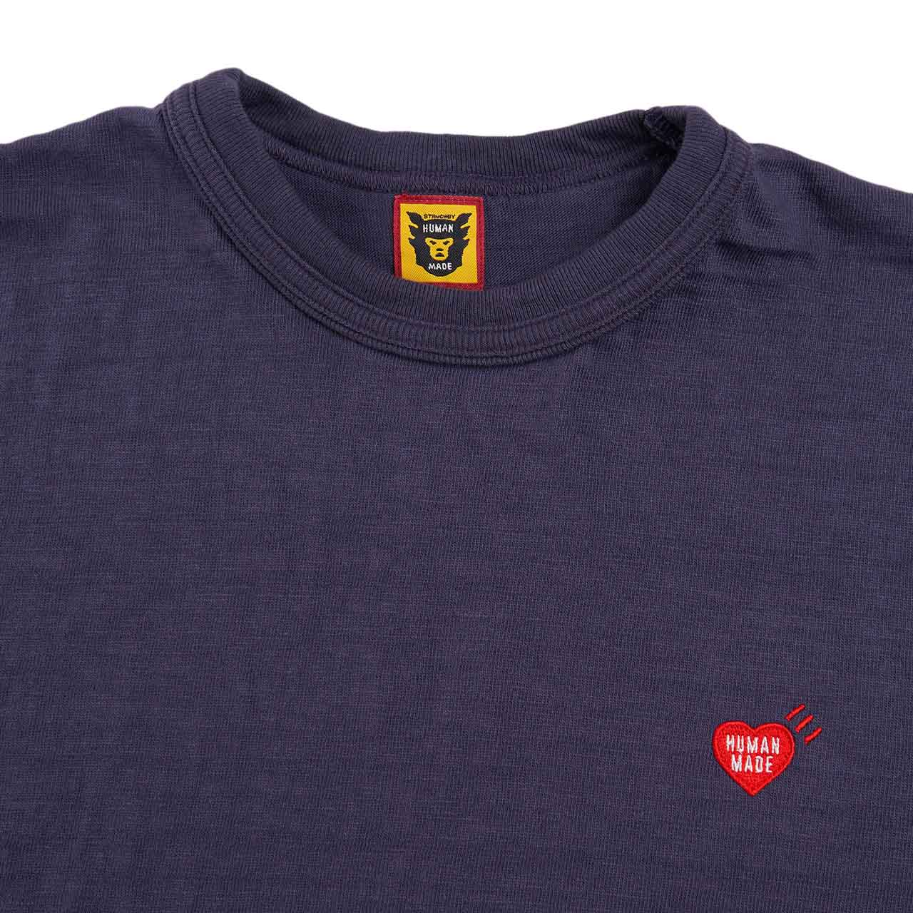 human made heart badge t-shirt (navy)