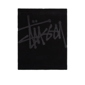 stüssy polar fleece neckwarmer (black)