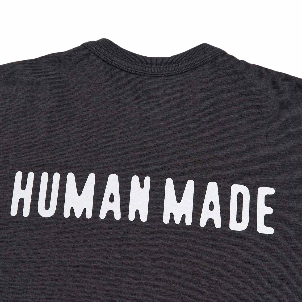 human made heart badge t-shirt (schwarz)