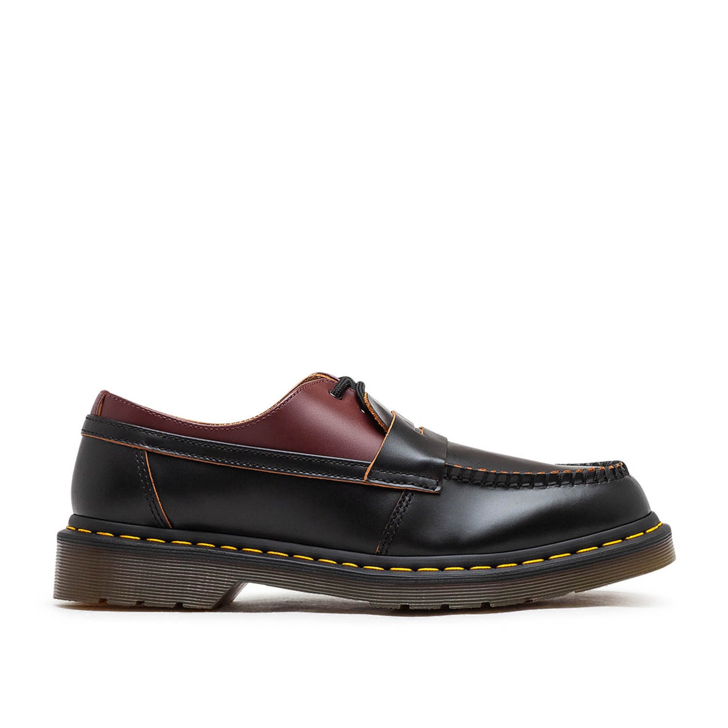 dr martens x mm6 1461 penton mashup (black / red)