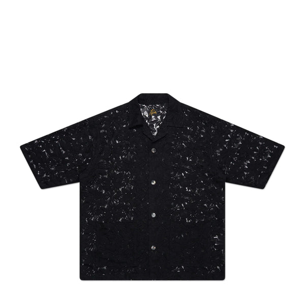 needles cabana lace shirt (black) - a.plus store